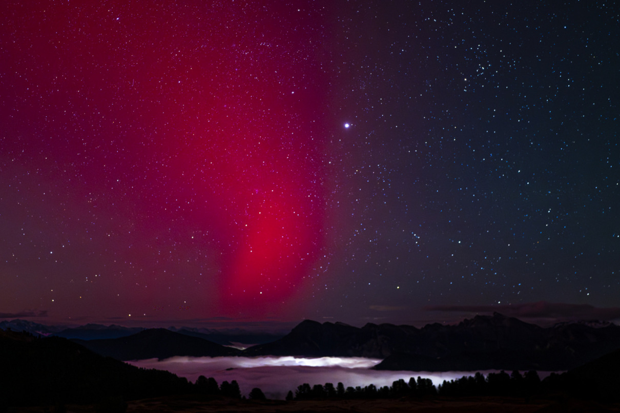 Bernd Liedtke Polarlicht in den Dolomiten Platz 7